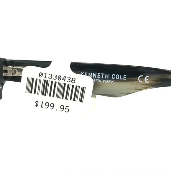 Kenneth Cole Eyeglasses Frames KC0257 005 MATTE Black Gray Horn 53-16-140 - Picture 8 of 12